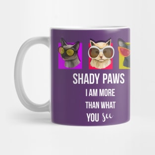 Shady Paws Cats Wearing Oversized Sunglasses Mug